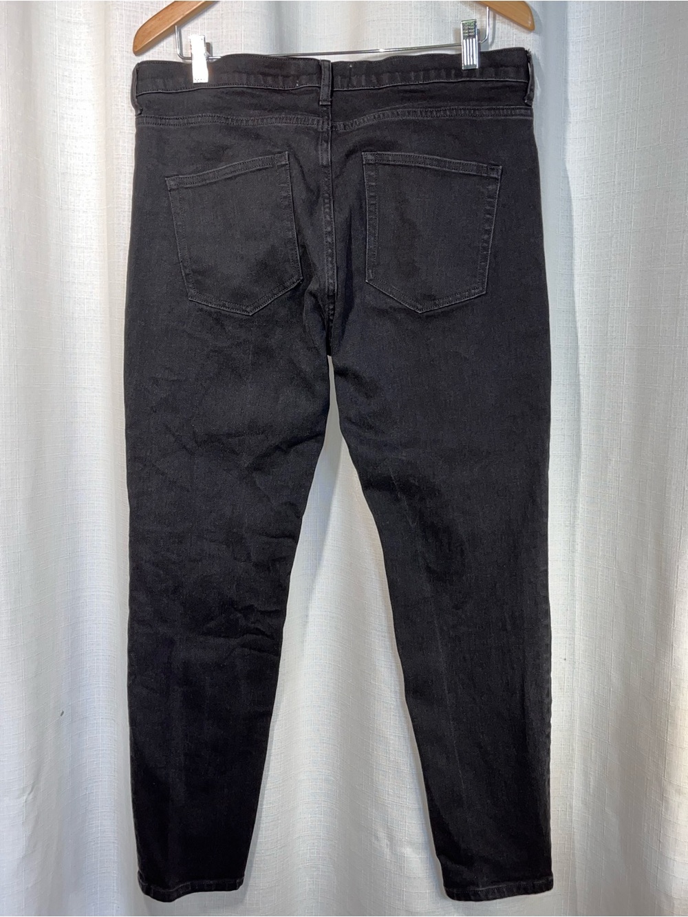 Everlane The High Rise Skinny Jean Black Stretch Denim Women’s 32 Regular - Picture 2 of 4